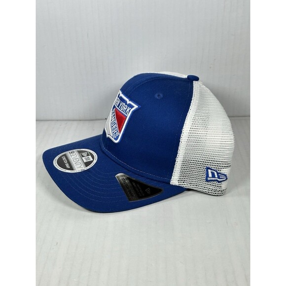 New Era New York Rangers 9SEVENTY Adjustable Trucker Stretch-Snap Hat Cap NWT - Picture 2 of 5